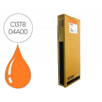 Epson C13T804A00 Ink Cartridge for Printer - Orange