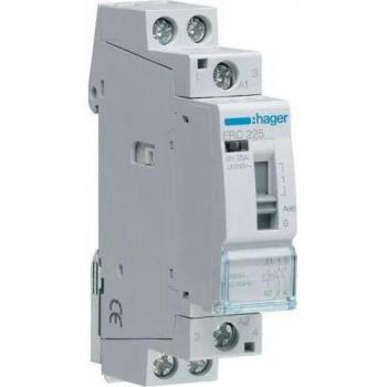 Hager ERC225 Manual Control Contactor 25A 230V AC 2NO