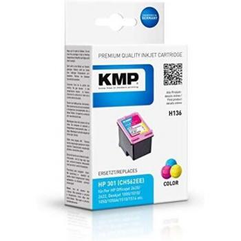 Cartucho de Tinta Compatible HP 301 (CH562EE) - Multicolor (Cian, Magenta, Amarillo) - Rinde hasta 165 Páginas para Impresoras HP Deskjet y Envy