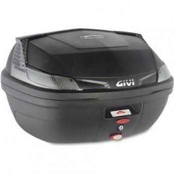 Givi B47 Blade Tech Monolock Top Case 47 Litros con Catadióptrico Ahumado y Base Universal B47NTML