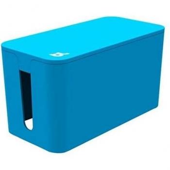 Bluelounge Cablebox Mini CBM-BLU - Caja organizadora de cables, 23,5 x 11,43 x 12,7 cm , Azul