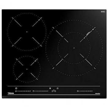 Teka IZC 63320 MSS Placa de inducción Multislider Zona Paellera XL 32 cm | Negro | 5.3 x 60 x 51 | 3 Zonas de cocción, Normal