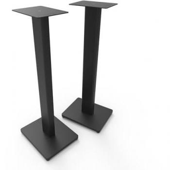 Kanto ST28 Universal Bookshelf Speaker Floor Stands - 28 Matte Black with MDF Base (Pair)