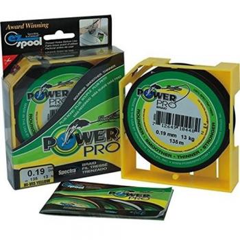 POWER PRO - Spectra Line 135, Color Verde, Talla 0.410 mm