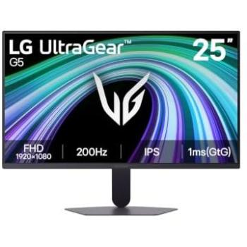 Monitor Gaming LG UltraGear 25G523B-B 24.4 Full HD 1920x1080 200Hz IPS 1ms FreeSync G-SYNC HDR10
