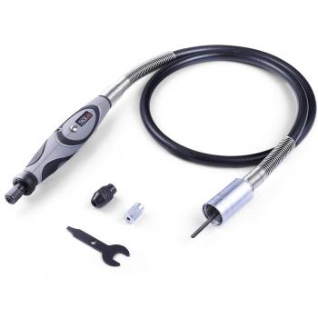 Eje flexible de Amoladora Electronica, Tacklife RTXA36 Eje flexible con portabrocas ajustable para taladro y amoladora eléctrica/Accesorios para herramientas rotativas
