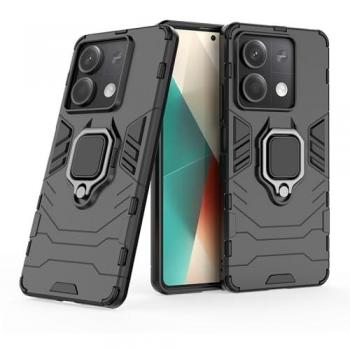 Funda Magnética Antigolpes para Móvil Xiaomi Redmi Note 13 5G con Anillo Imán Rígida Dura y Tecnología de Absorción de Golpes