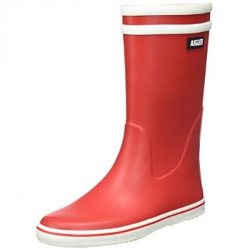 Aigle Malouine 2 Women's Rain Boots Red/White
