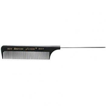 Peine Hercules 180W/9R Púa Metal - Peine con mango de aguja, modelo 180WR-500WR, fabricado por Hercules Sägemann, ideal para el cuidado del cabello