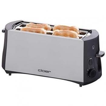 Cloer 3710 3710-Tostadora, 1380 W, Metal, 2 Ranuras