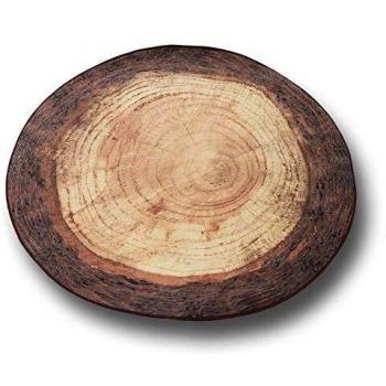 MeroWings 4260190317135 Forest Annual Ring Mat alfombra, diámetro 138
