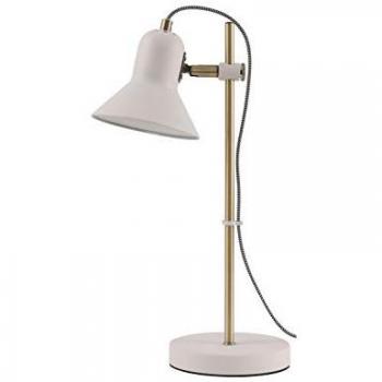 Lámpara de Mesa Vintage Metálica Orientable E27 Blanca