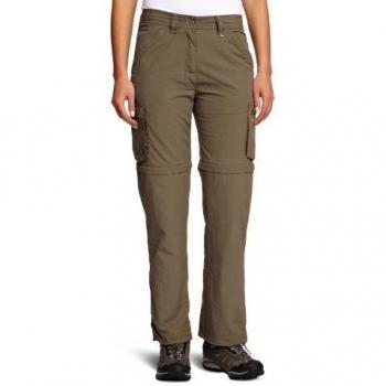 Regatta Catla - Pantalón desmontable con cremallera para mujer verde verde caqui Talla:Size 18