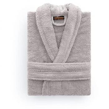 Albornoz 100% Algodón Peinado 650 Gr Suave y Cómodo con Rápido Secado Talla XS/S Unisex Máxima Absorción