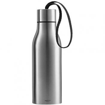 EVA SOLO Termo de 0,5 L, Acero Inoxidable, Negro, 7 x 7 x 23 cm