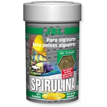 JBL Premium Spirulina Alimento para peces algívoros en escamas de tamaño medio 1000ml