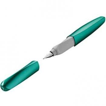 Pluma estilográfica Pelikan Twistx Frosted Mango Ergonómico Tinta Azul