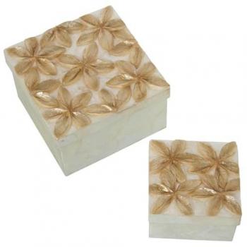Juego de Cajas Decorativas Multicolor 2 Piezas Alexandra House Living