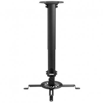 Aisens CP04TSRE-131 Soporte Universal Giratorio, Inclinable y Extensible de Techo para Proyector, Carga Máxima 13.5kg, VESA 320x320, Color Negro