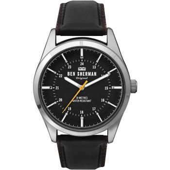 Ben Sherman Spitalfields Outdoor Men's Quartz Watch with Leather Strap 43mm