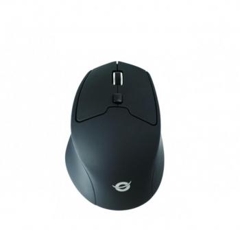 Ratón Conceptronic Lorcan02 Ergonómico Bluetooth 6 Botones 1600 DPI Color Negro