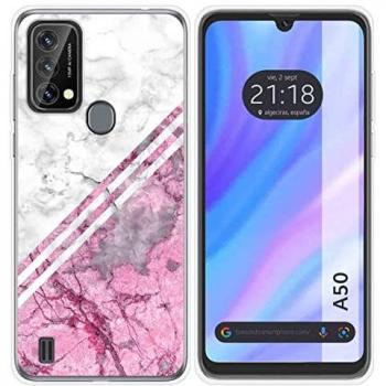 Funda de Silicona para Blackview A50 con Diseño de Mármol 03