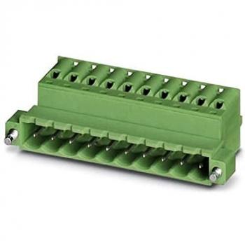 Conector de PCB PLUG-IN Phoenix Contact 5.08mm, bloque de terminales de 2 a 12 pines, color verde