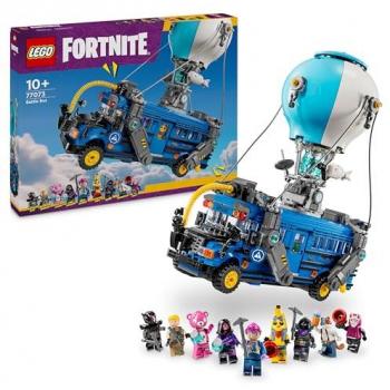 LEGO Fortnite Autobús de Batalla 77073 - Juguete de Construcción con 9 Minifiguras Coleccionables