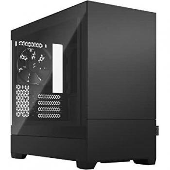 Fractal Design Pop Mini Silent TG Clear Tint Mini Tower Tempered Glass USB 3.2 Black