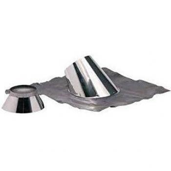 TEN - Escuadra de Acero Inoxidable con Destellos de 30° a 45° y Collar D.153