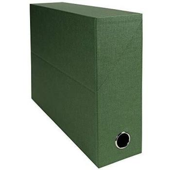Caja archivadora EXACOMPTA A4 90mm cartón verde
