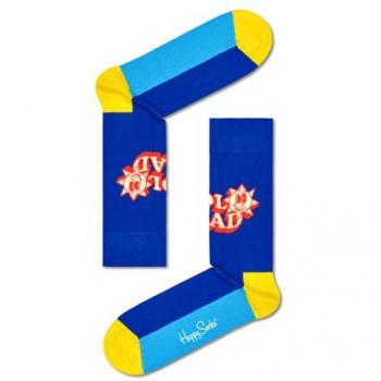 Set de Regalo de Calcetines Divertidos para el Día del Padre - Paquete de 3 Calcetines Mixtos en Colores Rojos, Azules y Blancos