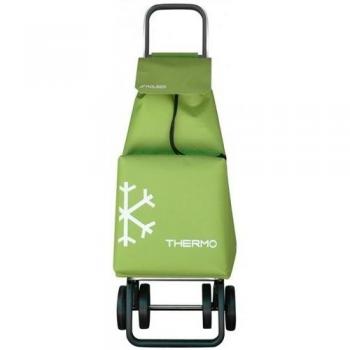 Rolser Carro Saquet Termo LN Dos+2 Verde, Poliester y Aluminio, 31x39x105 cm