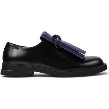 Camper K201454-003 TWS - Zapatos de cordones de mujer con flecos en negro