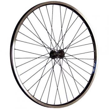 Bicicleta de 26 pulgadas con rueda delantera Ryde ZAC19 Deore HB-M530 en color negro.