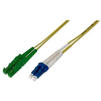 Cable de Fibra Óptica Digitus E2000 (APC) a LC (PC) Monomodo 09/125 µ, Dúplex, Longitud 1 m