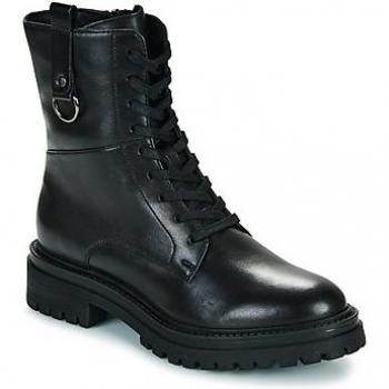 Botas Mujer Geox D Iridea Negro con diseño elegante, material exterior de cuero, suela de goma antideslizante, plantilla acolchada para mayor comodidad y cierre con cremallera lateral