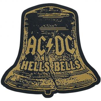 AC/DC Hells Bells Cut-Out Patch - Yellow/Black Unisex