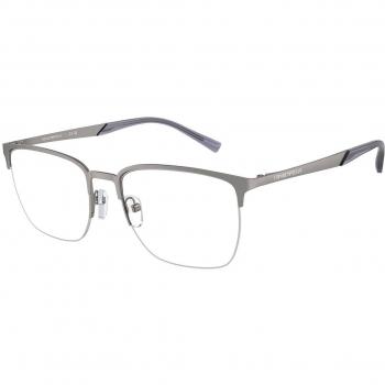 Emporio Armani EA1151 3303 Men's Eyeglasses Gunmetal Size 56 - Blue Light Block Available