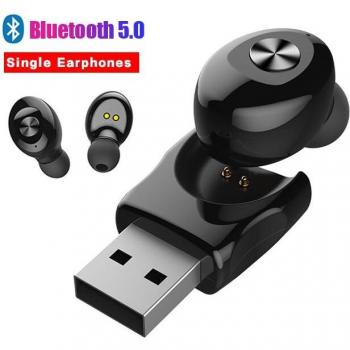 Auricular Bluetooth Inalámbrico XG12 TWS 5.0 Mono con Sonido Estéreo HIFI 5D, Ideal para Deportes y Juegos, Con Micrófono Manos Libres