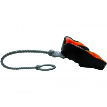Protector Bucal Full Force Negro de Goma con Strap para el casco