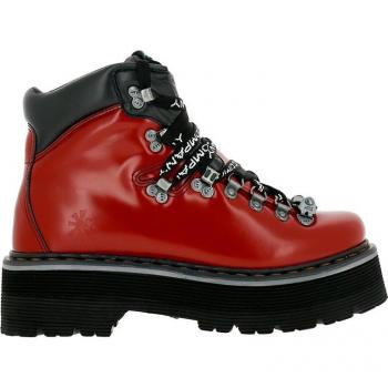 Botines de piel unisex con cierre de cordones en color Burdeos - Modelo 0910 CITY BURDEOS by ART