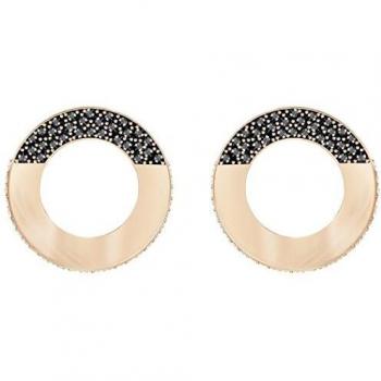 Pendientes Botón Swarovski 5352005 Mujer Hoop Fever Round Cristal