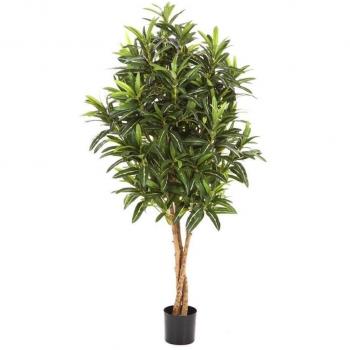Planta artificial Codiaeum variegatum Goldfinger - Croton, altura 105cm - 1092 hojas