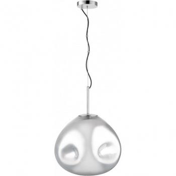 Plafón Nina Cromo 1 bombilla 150cm - Impex Lighting - Impex Nina 1 Luz Grande Cromada