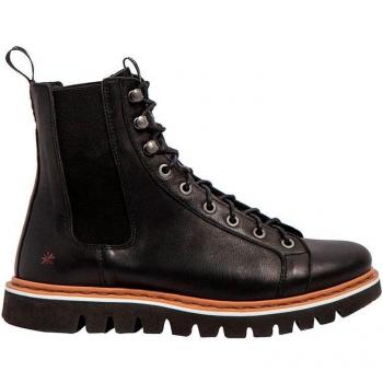 Art Botines 1403 Nappa Black Toronto Unisex de Piel con Cierre Elástico