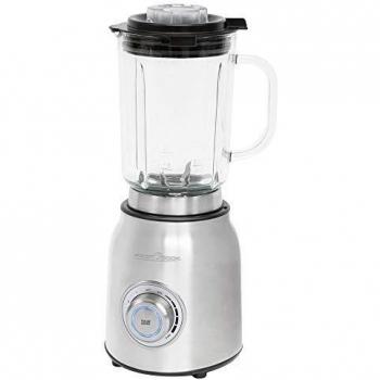 ProfiCook UM 1207 Batidora Universal de Varillas, 1200 W, Motor Profesional, Acero Inoxidable, Color Plateado