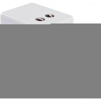 Muvit MUADP0010 - Adaptador de Viaje Universal con 2 USB 2.1A, Color Blanco