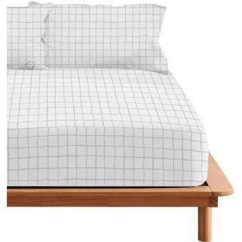 Bajera Bretaña 100% algodón para Cama de 180, Bajera 175 Hilos