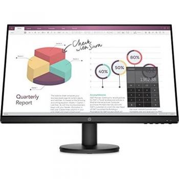 Monitor HP P24V G4 23.8 FHD IPS 1920x1080 16:9 Negro con HDMI y VGA, Tiempo de Respuesta 5 ms, Garantía 3 años